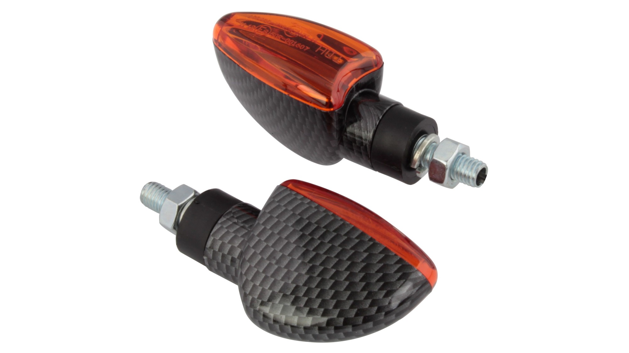 Paire de Clignotants court look CARBON CE