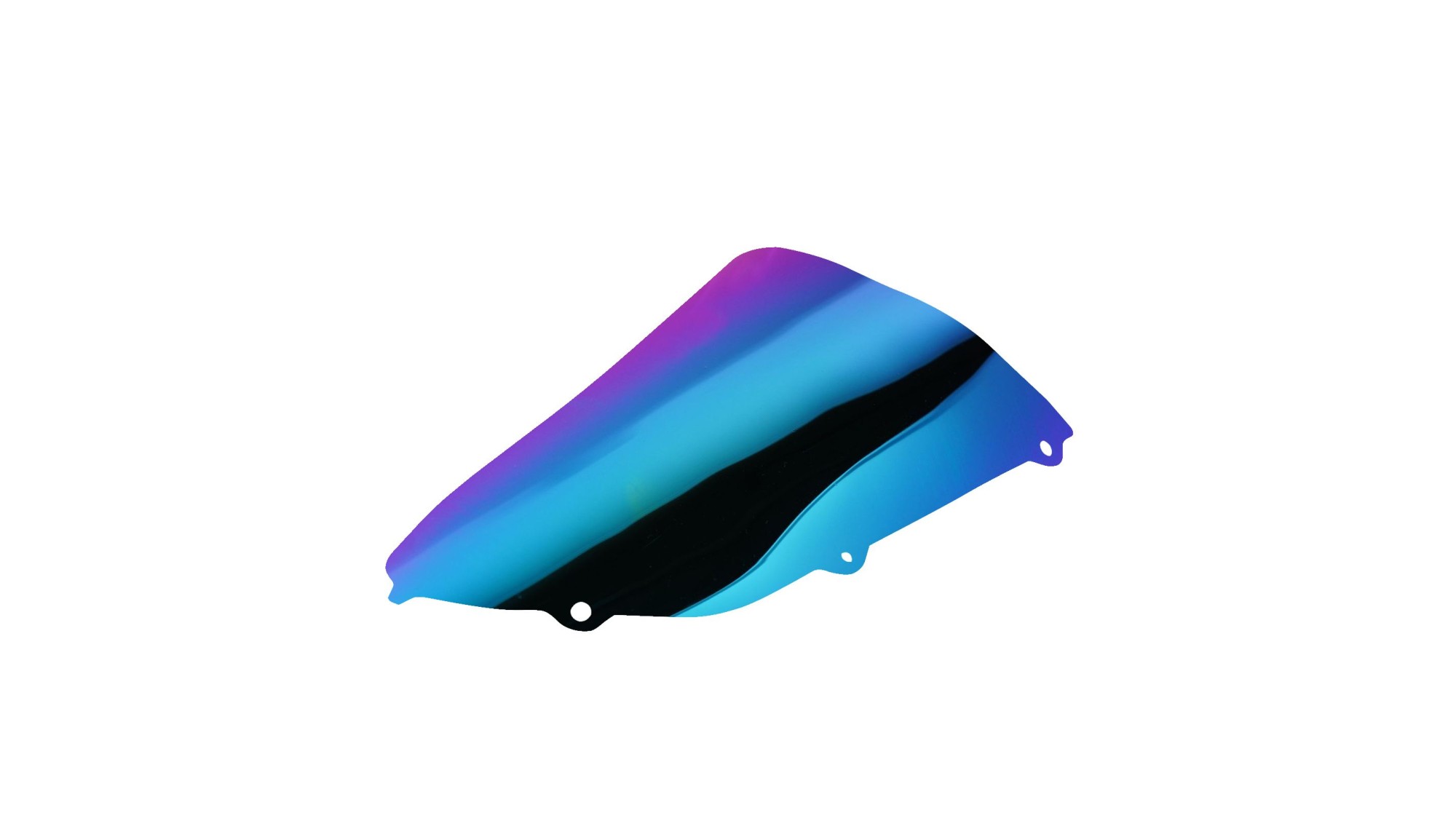 AIRBLADE SCREEN KAWASAKI ZX10R C1H-C2H 04-05 IRIDIUM DOUBLE BUBBLE