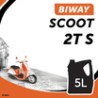 HUILES MOTEUR SCOOTER HAFA 2T S 5L