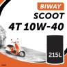 HUILES MOTEUR SCOOTER HAFA 4T 10W-40 215L