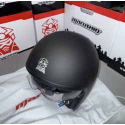 CASQUE DE MOTO JET MARUSHIN C-650 REBEL NOIR MAT XS