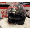 CASQUE DE MOTO JET MARUSHIN C-729 TORNADO NOIR S