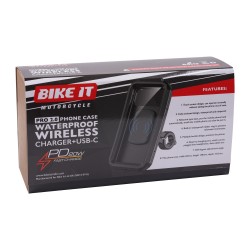 CHARGEUR DE TÉLÉPHONE SANS FIL BIKE IT PRO2 ÉTANCHE AVEC USB C
