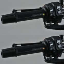 Poignée chauffante Daytona   88640   4 niveaux de réglage de la chaleur   extrémité ouverte 22,2 mm  7 8
