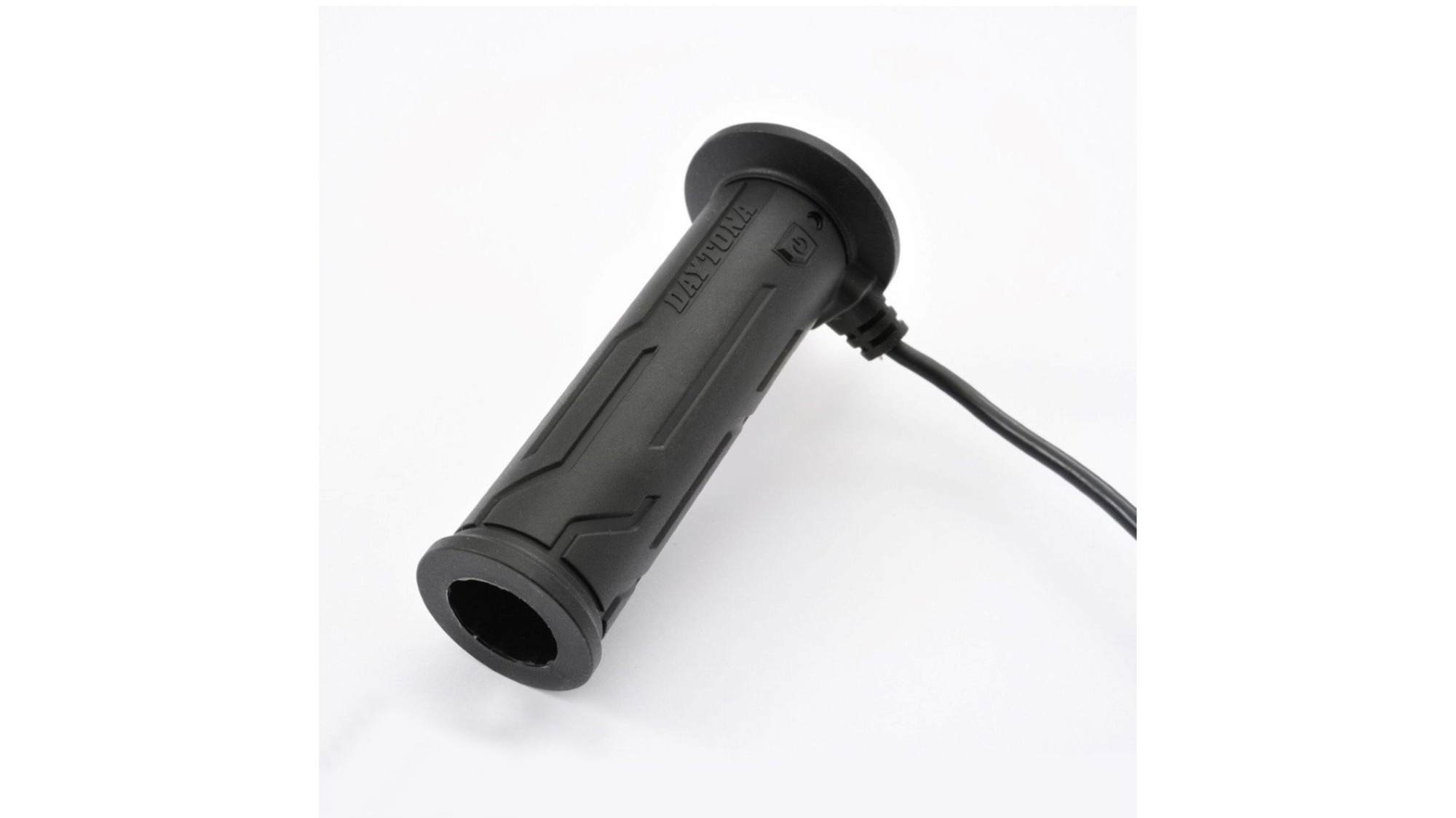 Poignée chauffante Daytona  4 niveaux de réglage avec protection de la batterie   extrémité ouverte 22,2 mm  7 8