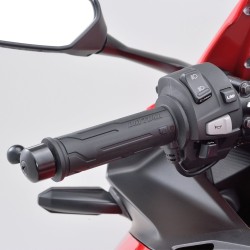Poignée chauffante Daytona  4 niveaux de réglage avec protection de la batterie   extrémité ouverte 22,2 mm  7 8