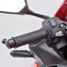 Poignée chauffante Daytona  4 niveaux de réglage avec protection de la batterie   extrémité ouverte 22,2 mm  7 8