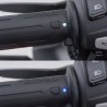 Poignée chauffante Daytona  4 niveaux de réglage avec protection de la batterie   extrémité ouverte 22,2 mm  7 8