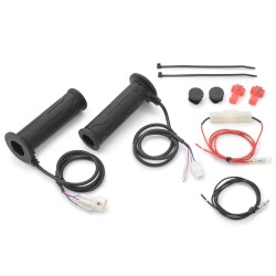 Poignée chauffante Daytona  4 niveaux de réglage avec protection de la batterie   extrémité ouverte 22,2 mm  7 8