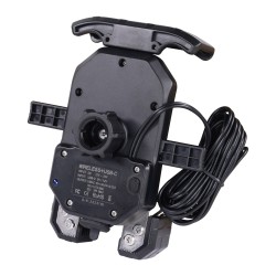 CHARGEUR DE TÉLÉPHONE SANS FIL BIKE IT PRO2 AVEC USB C  ENTRÉE CC 12 24 V, PUISSANCE MAXIMALE 15 W