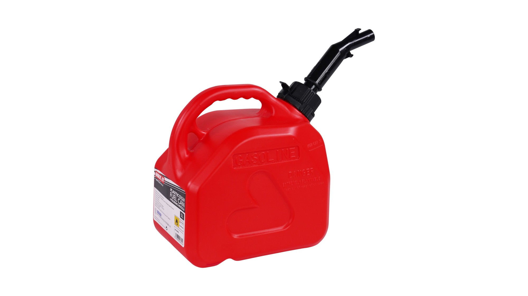 JERRY-CAN DE COURSE EN PEHD 5 LITRES ROUGE
