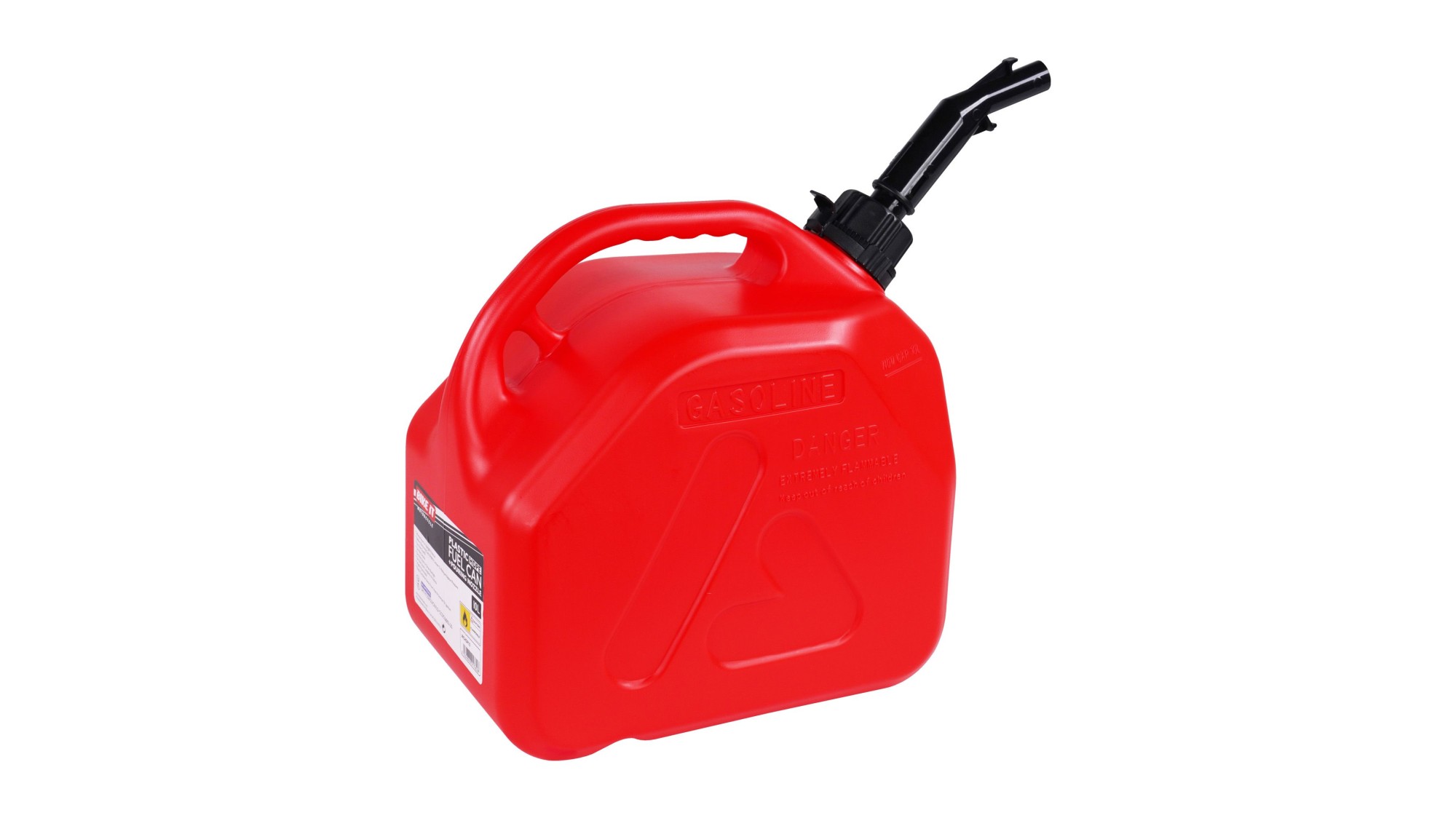 JERRY-CAN DE COURSE EN PEHD 10 LITRES ROUGE