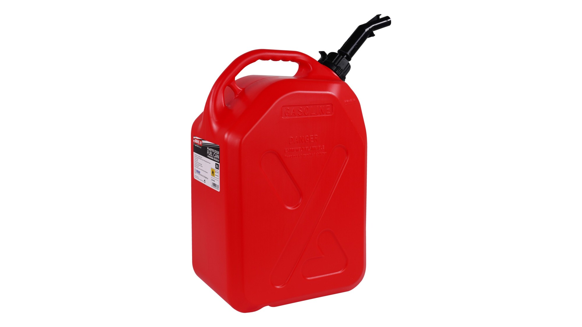 JERRY-CAN DE COURSE EN PEHD 20 LITRES ROUGE