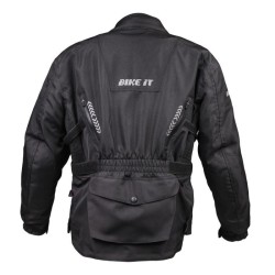 VESTE TOUTES SAISONS AVENTURE BIKEIT TRIPLE BLACK