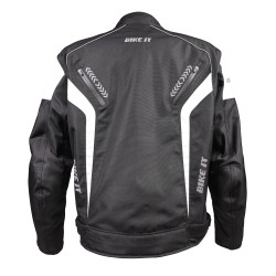 Blouson moto imperméable en textile BikeIt Flux