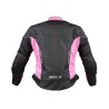 Blouson moto pour femme Insignia BIKEIT noir et rose