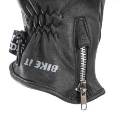 Gants moto de route BikeIt AMP (noir/rouge)