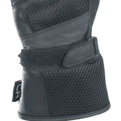 Gants moto été Bike It TRIPLE BLACK AIR