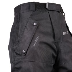 Pantalon de moto imperméable « Triple Black » Ultimate Adventure