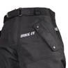 Pantalon de moto imperméable « Triple Black » Ultimate Adventure