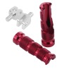 Repose-pieds coniques de rechange Bike It Suzuki + support (pilote ou passager - Rouge)