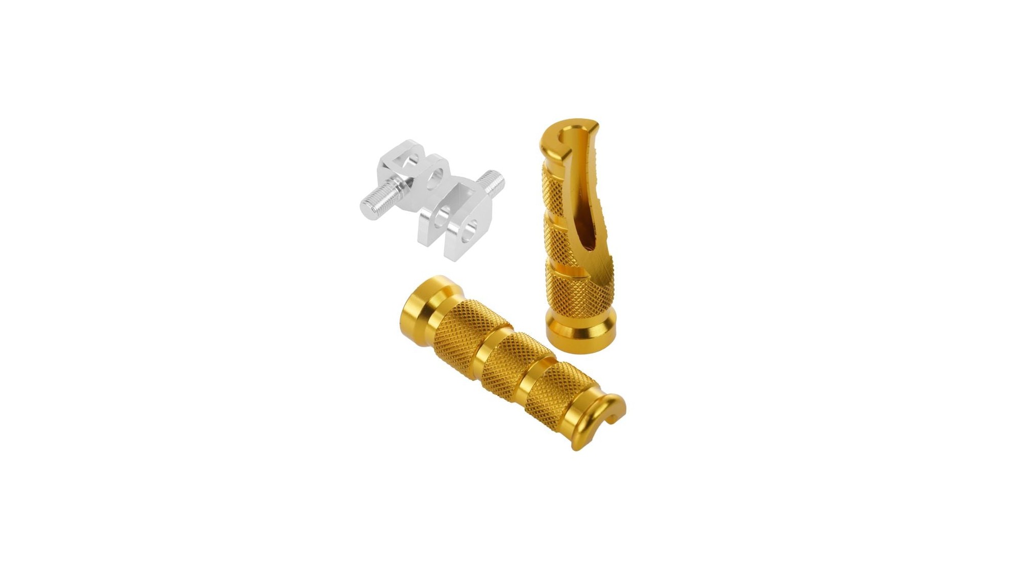 Repose-pieds coniques de rechange pour Honda Bike It et support (passager - Rouge)