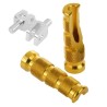 Repose-pieds coniques de rechange pour Honda Bike It et support (passager - Rouge)