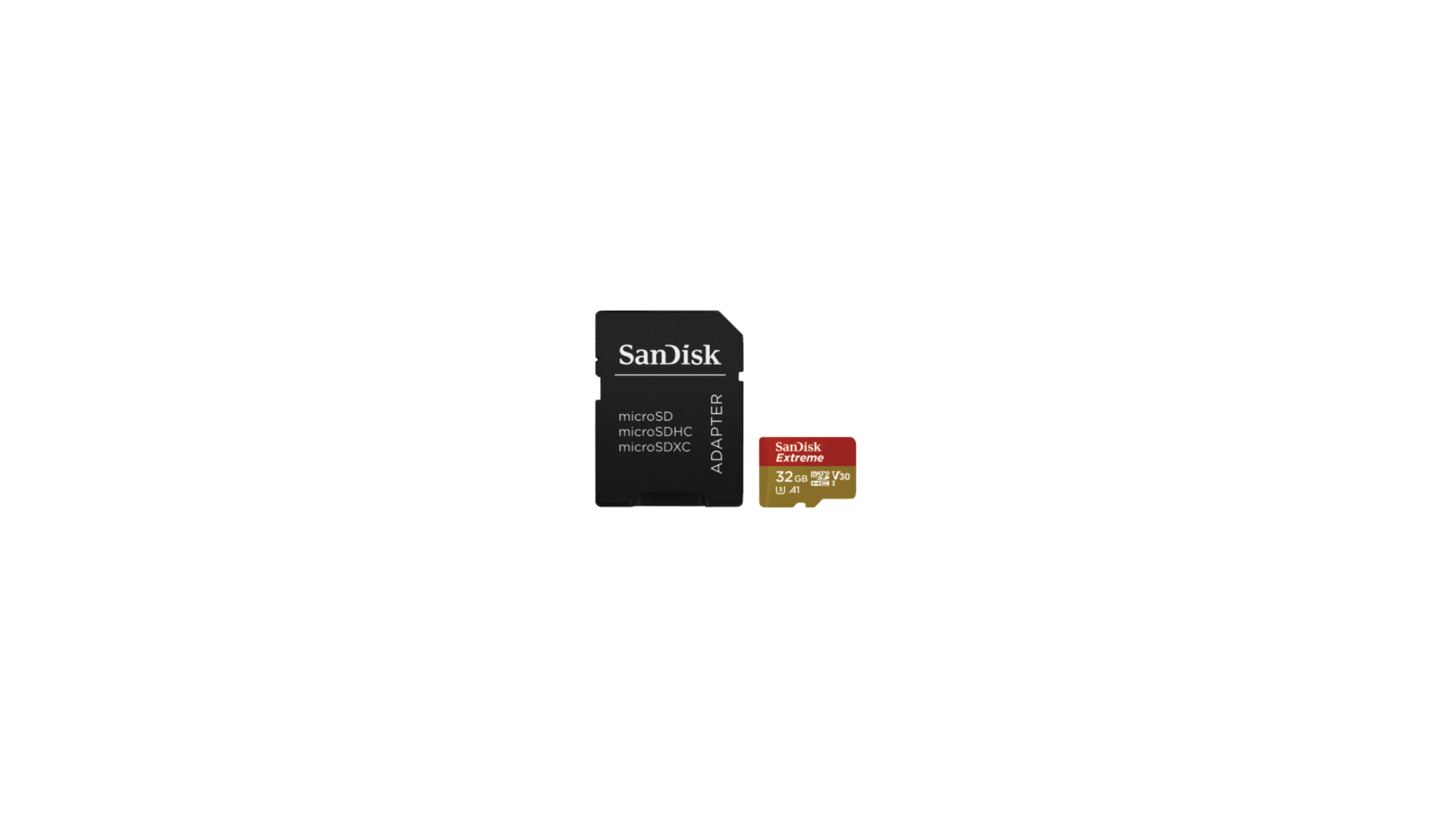 Cartes mémoire Micro SD 32GB SanDisk Extreme