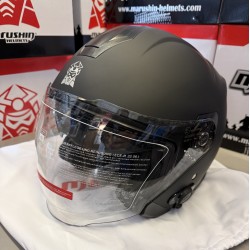CASQUE JET MOTO MARUSHIN C-739 LUCCA + BLINC M-S7 BLUETOOTH