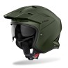 CASQUE AIROH KOMBAKT VERT MILITAIRE MAT