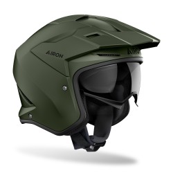 CASQUE AIROH KOMBAKT VERT MILITAIRE MAT