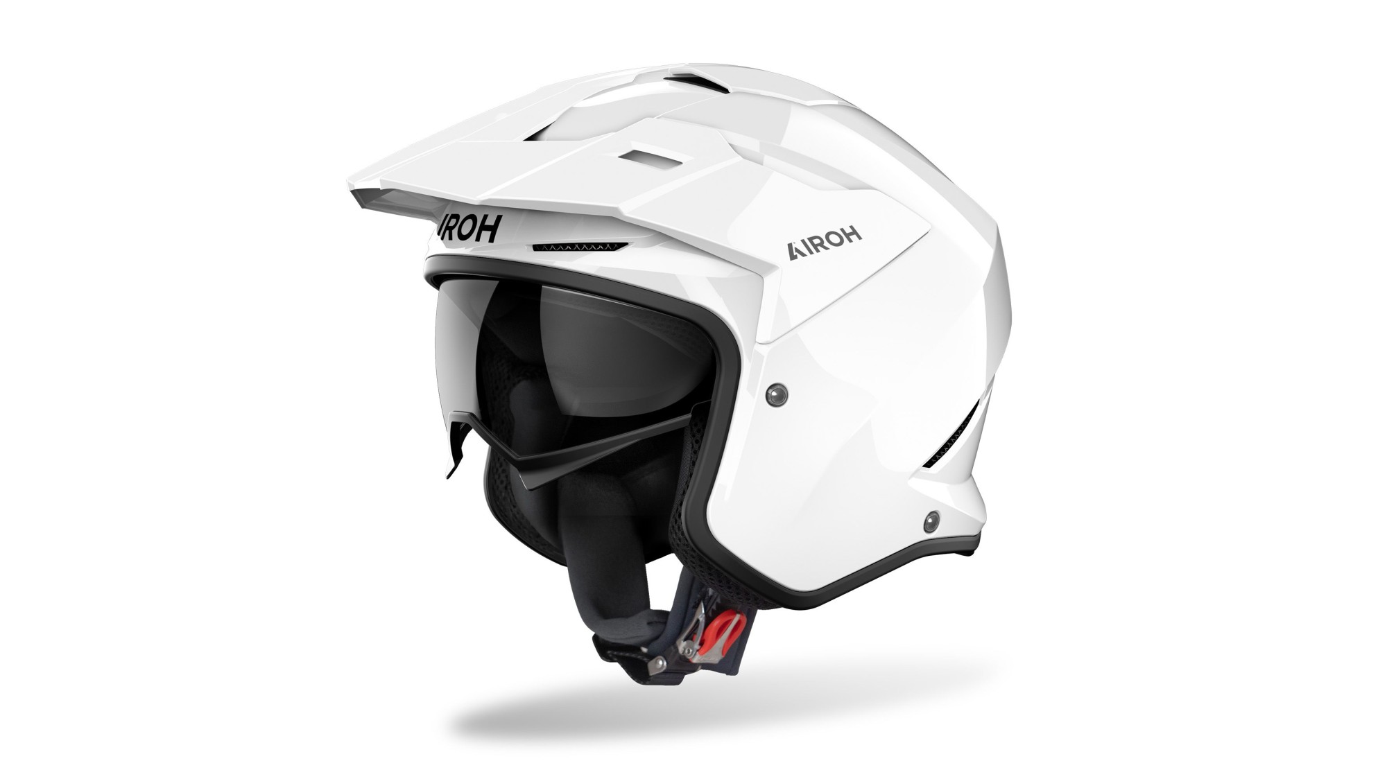 CASQUE AIROH KOMBAKT BLANC BRILLANT