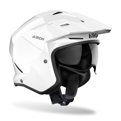 CASQUE AIROH KOMBAKT BLANC BRILLANT