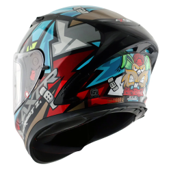 CASQUE AXOR STREET BOBBY NOIR BLEU BRILLANT