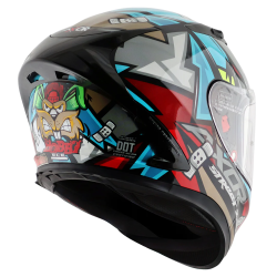 CASQUE AXOR STREET BOBBY NOIR BLEU BRILLANT
