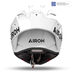 CASQUE AIROH GP800 FIM BLANC BRILLANT