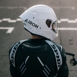 CASQUE AIROH GP800 FIM BLANC BRILLANT