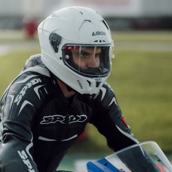 CASQUE AIROH GP800 BLANC BRILLANT