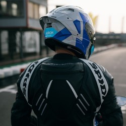 CASQUE AIROH GP800 COMPÉTITION BLEU