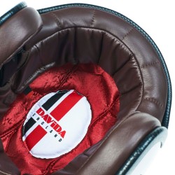 Intérieur de casque Davida Speedster V4 cuir marron