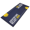 TAPIS DE GARAGE BIKETEK AVENTURE READY BLEU JAUNE   190 x 80 cm