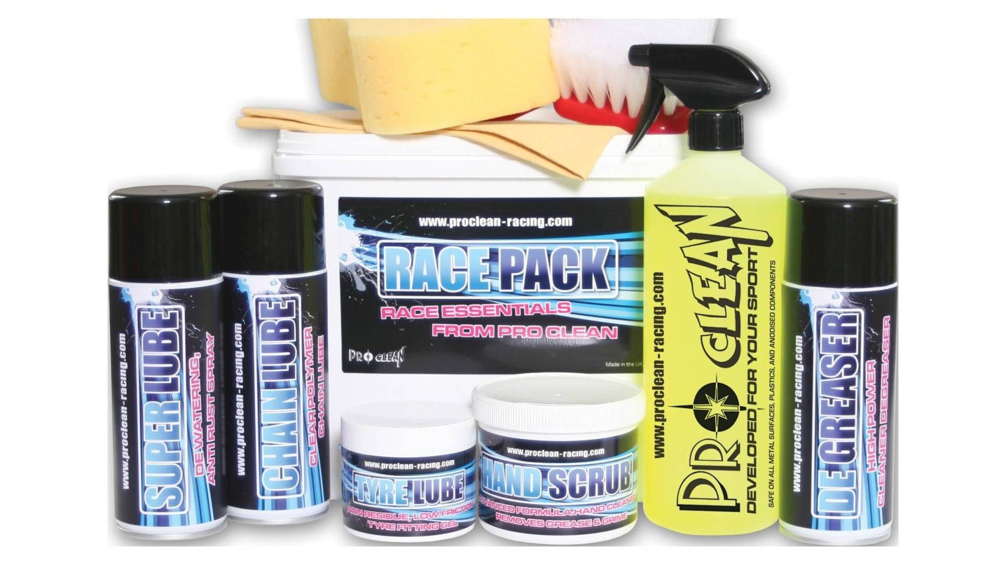 Pack de detailing PRO CLEAN RACE PACK
