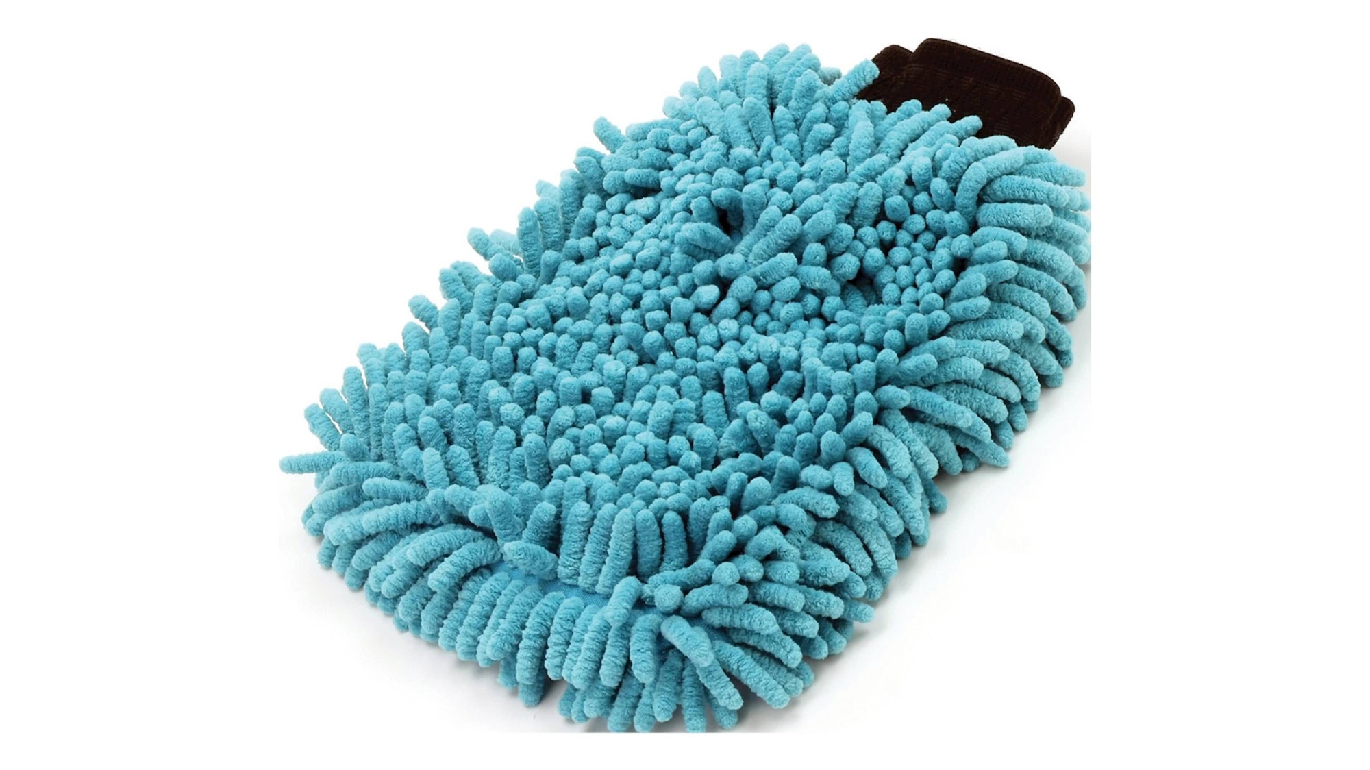 Gant de nettoyage 2en1  chenille à poils longs et éponge