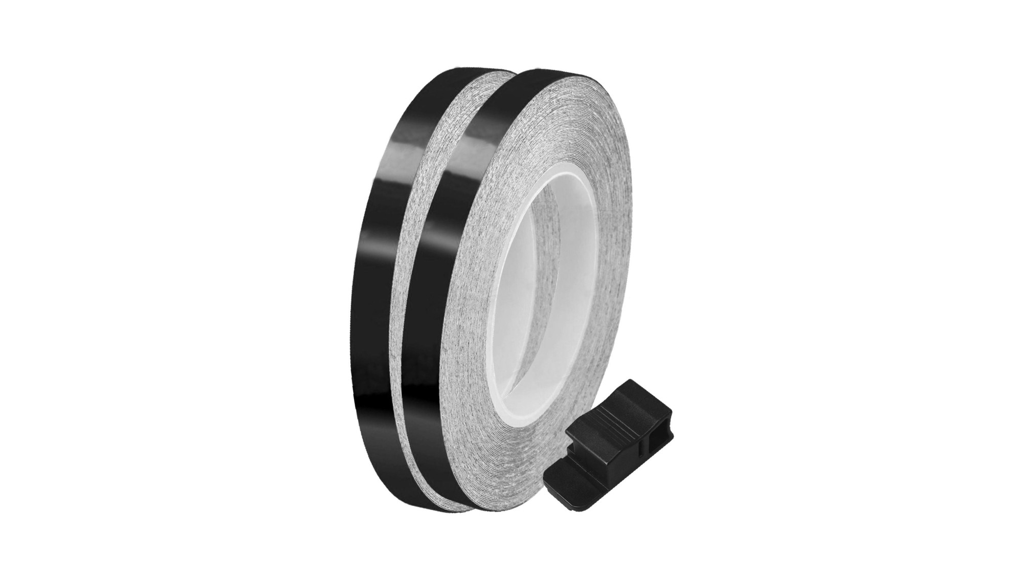 Bandes réfléchissantes de jantes 7 mm noir