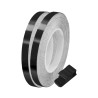 Bandes réfléchissantes de jantes 7 mm noir