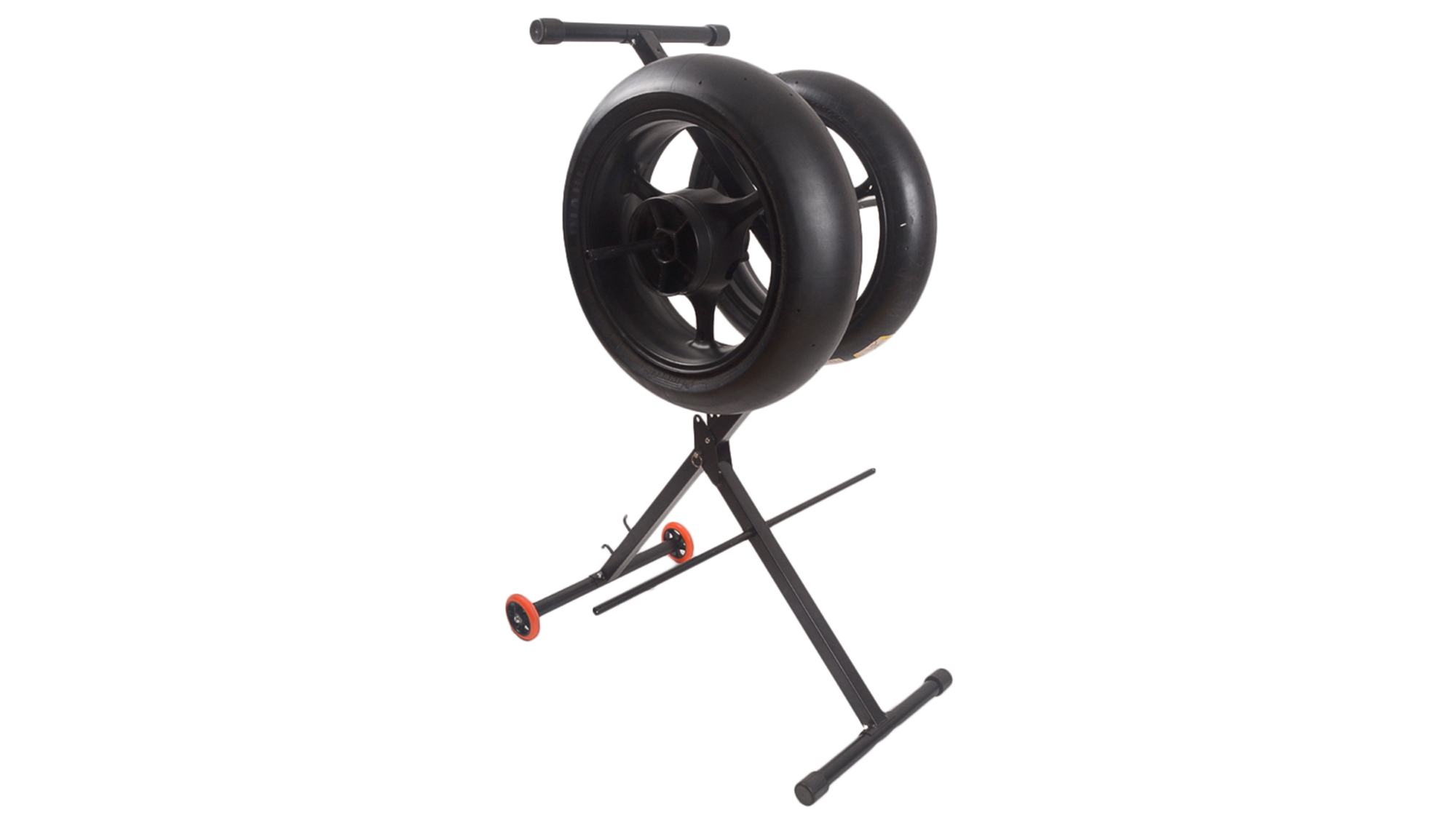 Support mobile pour jante de moto