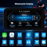 CARPLAY sans fil moto étanche Dashcam tout en 1
