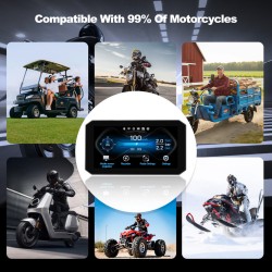 CARPLAY sans fil moto étanche Dashcam tout en 1