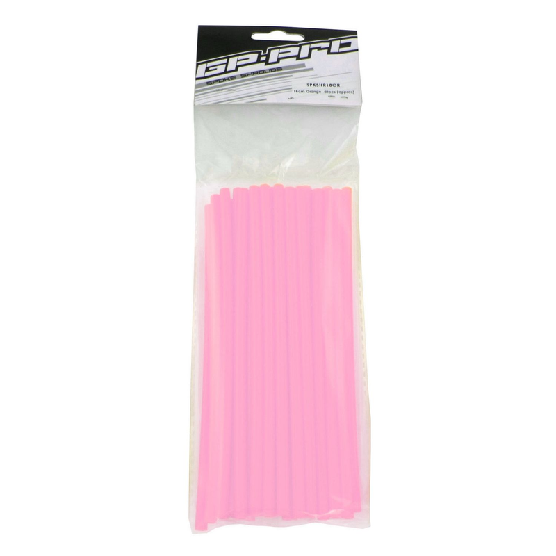 Caches de rayons vélo 27 cm roses, lot de 40
