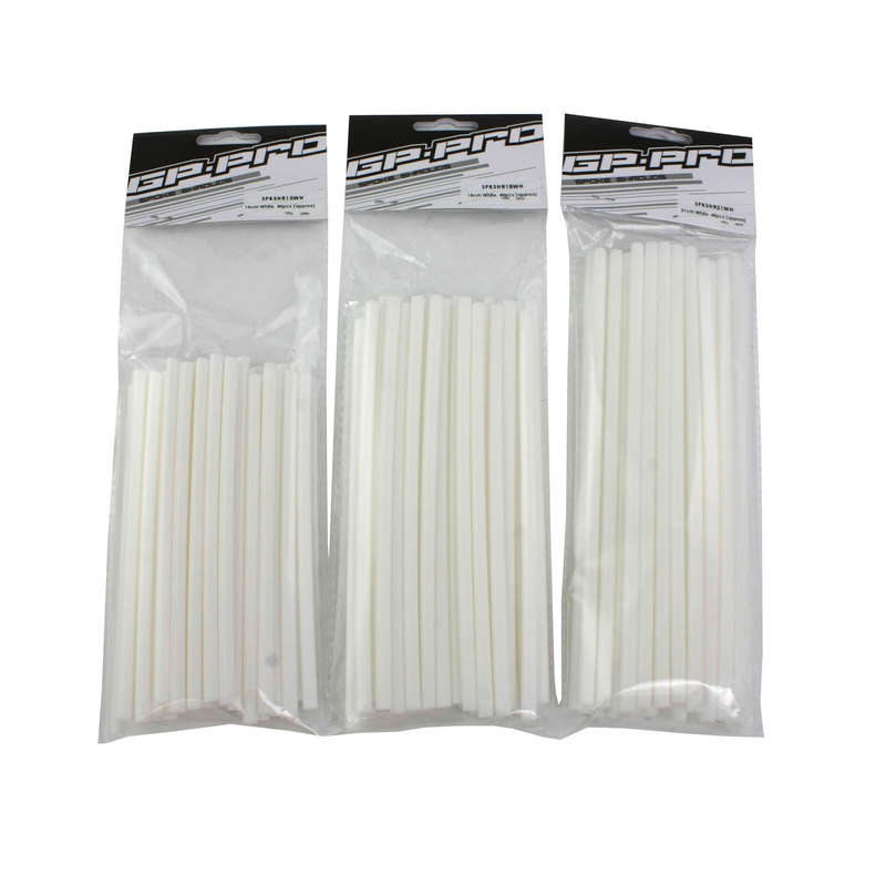 RAYONS GP PRO Caches de rayons 21 cm blancs, lot de 40  21 à l avant